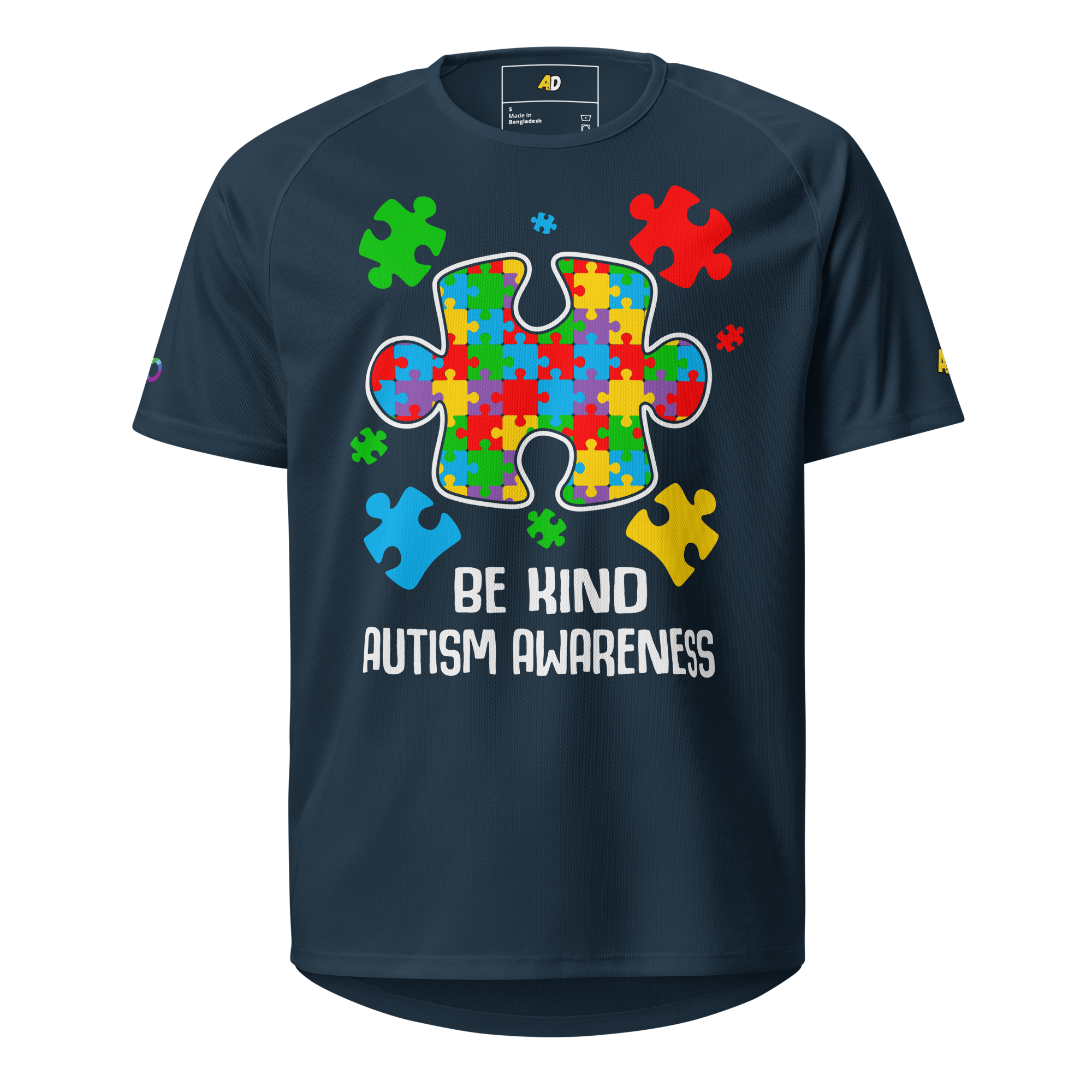 Be Kind Autism Awareness AD Dad sports jersey