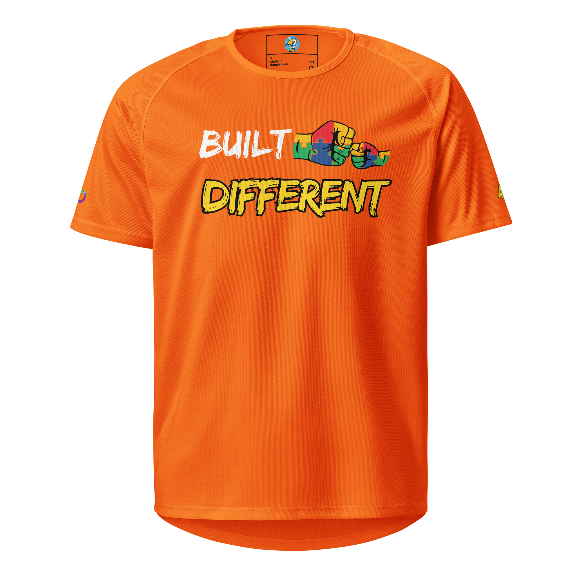 Built Different AD Autism Awareness sports jersey