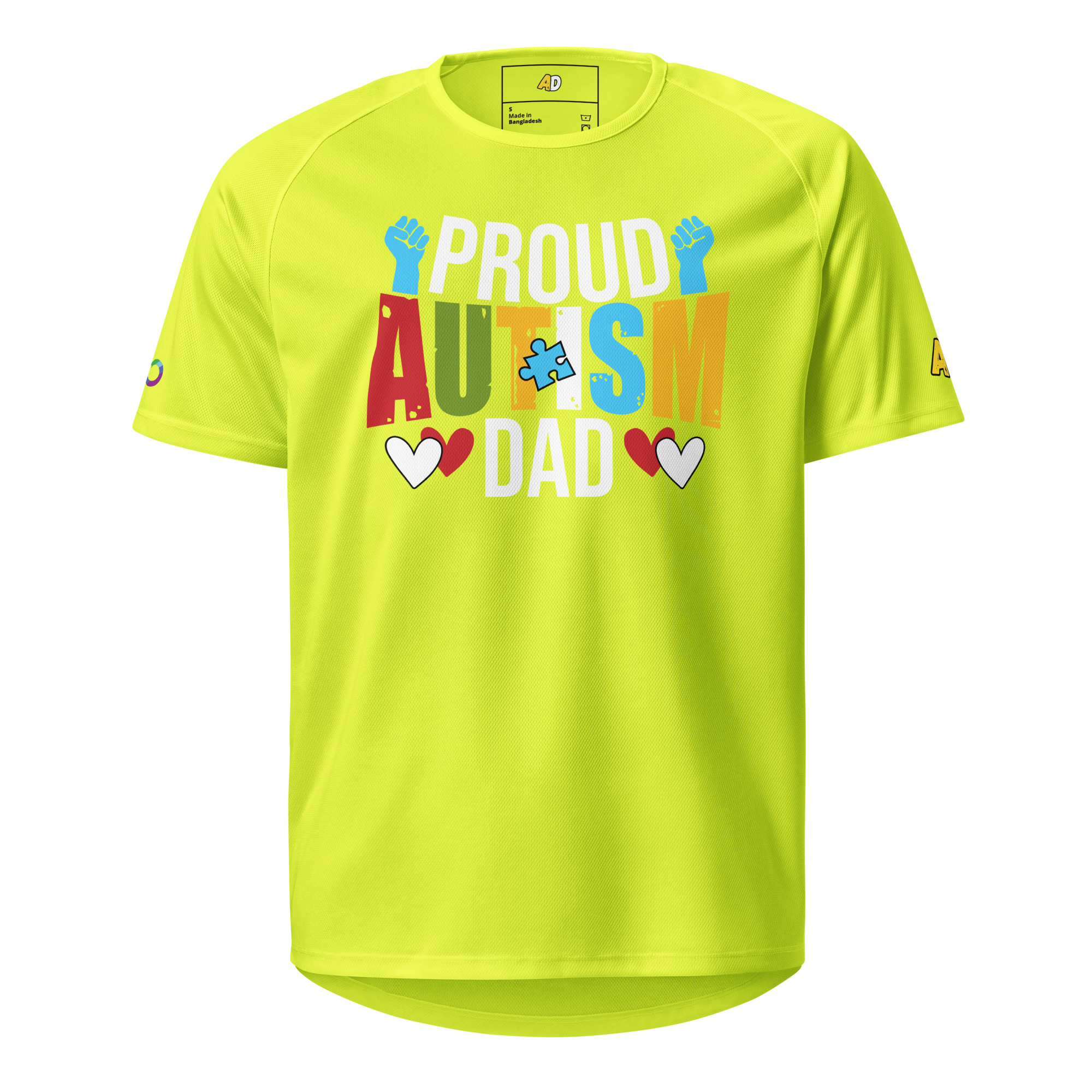 Proud Autism Dad AD sports jersey