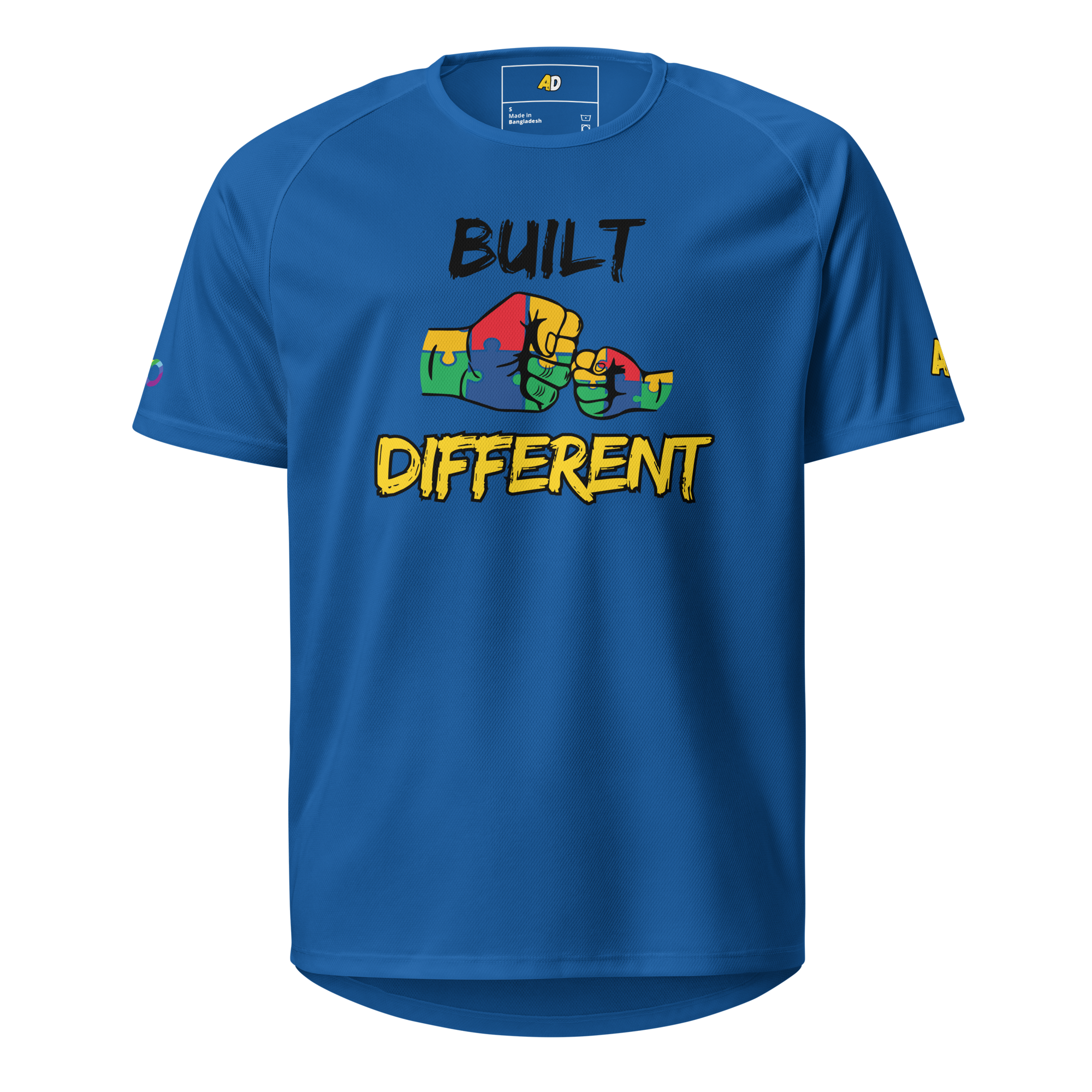 Built Different AD Autism Awareness sports jersey